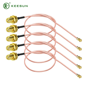 RF10046 | رابط نر SMA به I-PEX با کابل کواکسیال RG316 15 سانتی متری