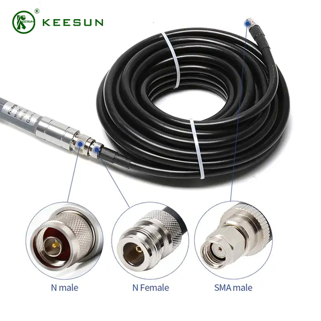RF20022 | Kabel Sepaksi RF Kehilangan Rendah LMR400 dengan N Female to SMA Male Connector