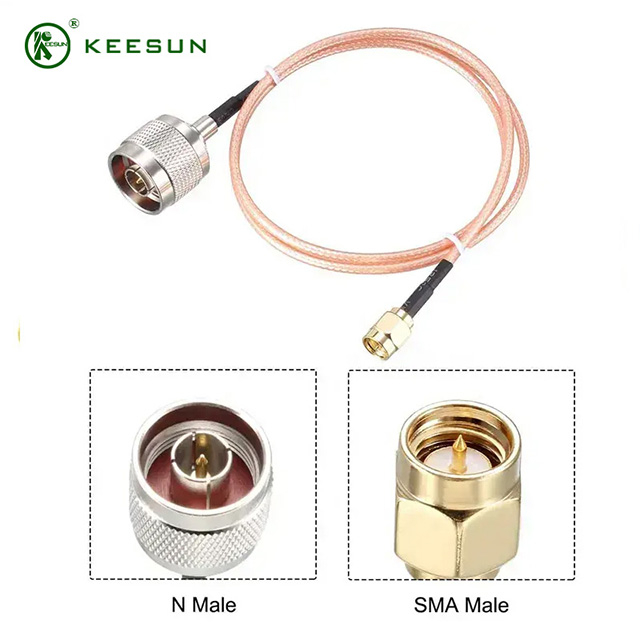 RF20001 | SMA Mlale la N tată cu cablu coaxial de 250 mm178