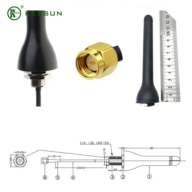 GP00022 | GPS/GSM 5dBi-Antenne mit RG174-Kabel zum SMA-Anschluss
