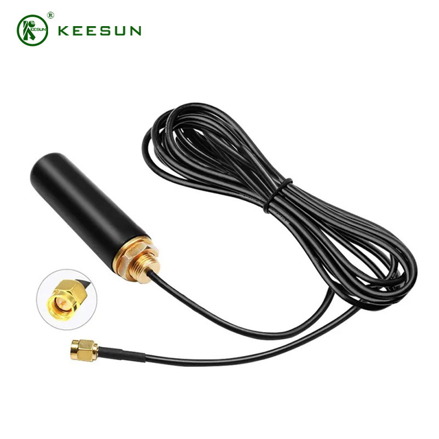  GP00026 | Antena GPS/GSM 1575.5MHz 3dBi dengan Kabel RG174 Ke Penyambung Lelaki SMA