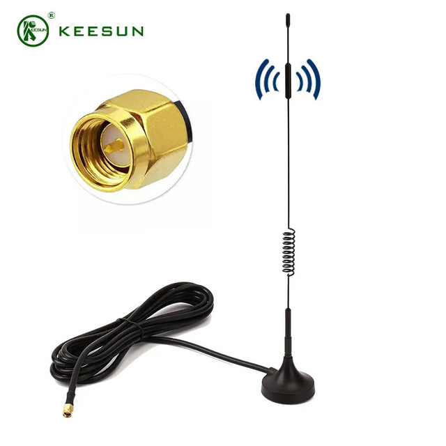 SU00023 | 2.4G 4dBI magneettiantenni RG174-kaapelilla SMA-urosliittimeen