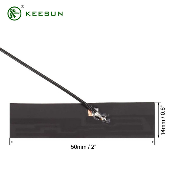 FPC00009 | Antena FPC 700~2700 MHz 3dBi z czarnym kablem MI1.13 do I-PEX