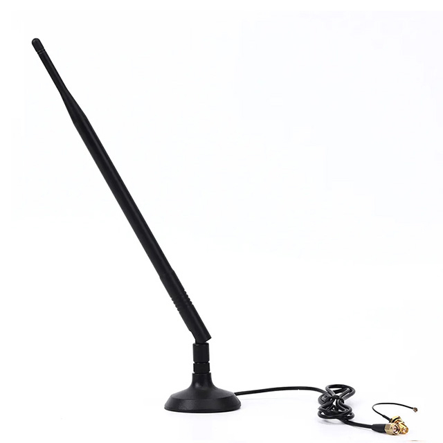 SU00006 | 700-2700MHz 7dBi magnetische antenne met 1m Rg174 coaxiale kabel naar SMA mannelijke connector