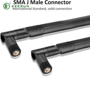 EX20055 | Antenă din cauciuc 2,4G 2dBi cu conector drept RP-SMA(M). 