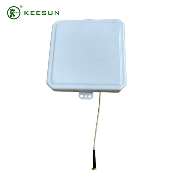 KS50013 | Okrągła zewnętrzna antena RFID 840–960 MHz 6 dBi z kablem RG316 do złącza SAM